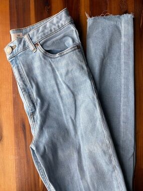 ASOS TALL Light Blue High-Rise Skinny Jeans